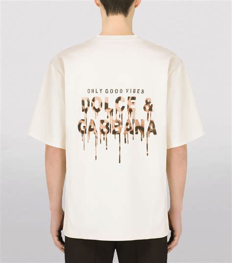 dolce gabbana only good vibes t shirt